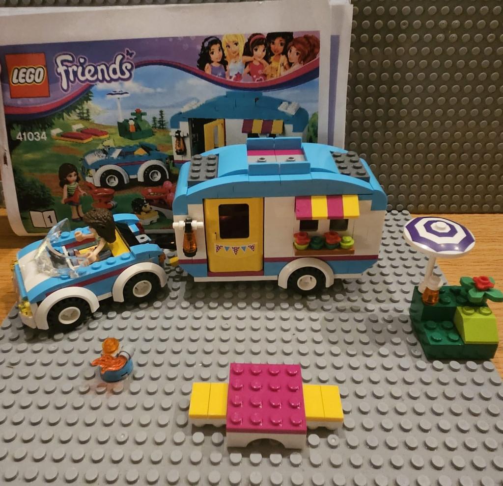Lego Friends 41034  zomercaravan, Ophalen, Zo goed als nieuw, Complete set, Lego