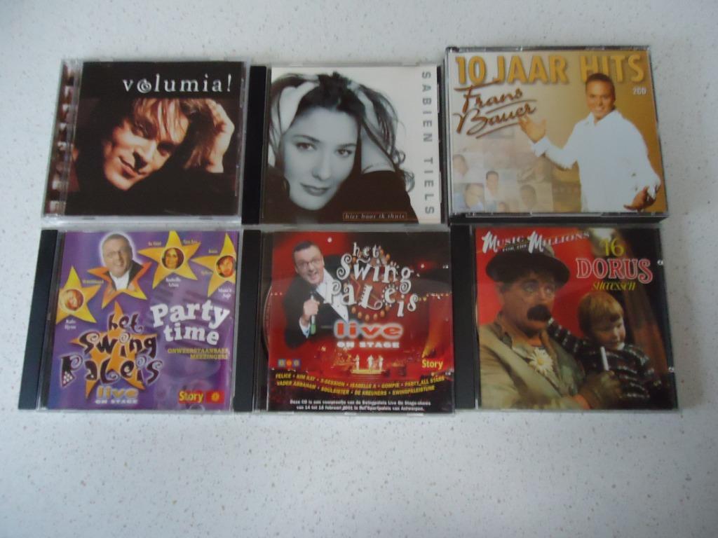 Lot 4 met 6 CD's " Frans Bauer, Sabien Tiels, Volumia., Cd's en Dvd's, Ophalen of Verzenden, Gebruikt, Overige genres