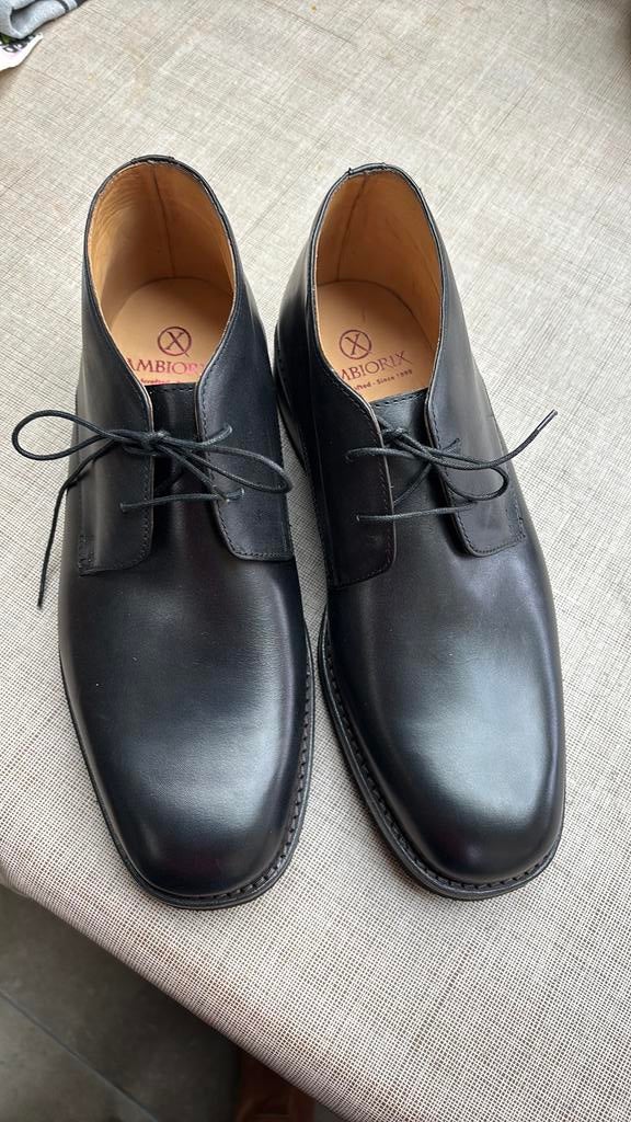 Chaussures noires Ambiorix pour homme taille 43.5, Enlèvement, Neuf, Noir, Chaussures à lacets