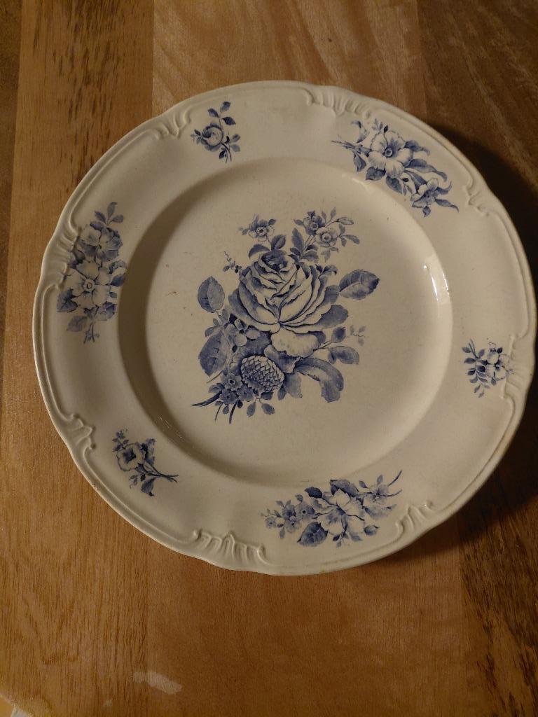 Antiek sierbord Boch et Frères 'Rhodia', Antiquités & Art, Enlèvement ou Envoi