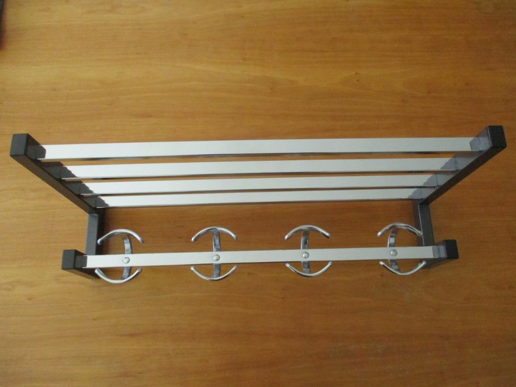 Hangkapstok chroom vintage, Ophalen, Metaal