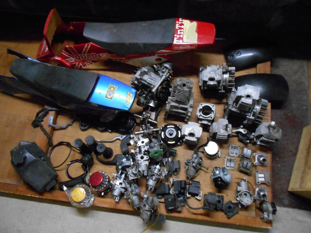 LOT pieces pocket bike-et pocket quad, Vélos & Vélomoteurs, Mini Bikes, Midi Bikes & Pit Bikes, Comme neuf, Autres types, Enlèvement