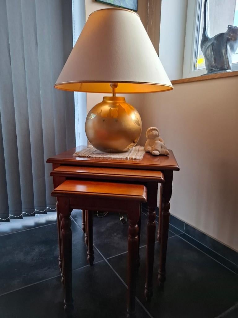 Lampe de table avec abat-jour, Maison & Meubles, Enlèvement, Comme neuf, Autres couleurs