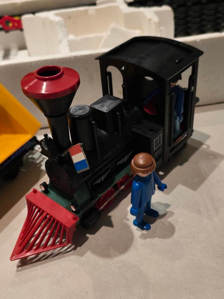 Playmobil- Faller stoomtrein set play train op batterijen, Ophalen, Zo goed als nieuw