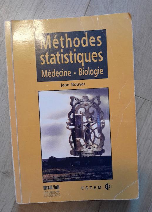 Methodes statistiques médecine biologie, Enlèvement ou Envoi, Utilisé, Autres niveaux, Biologie