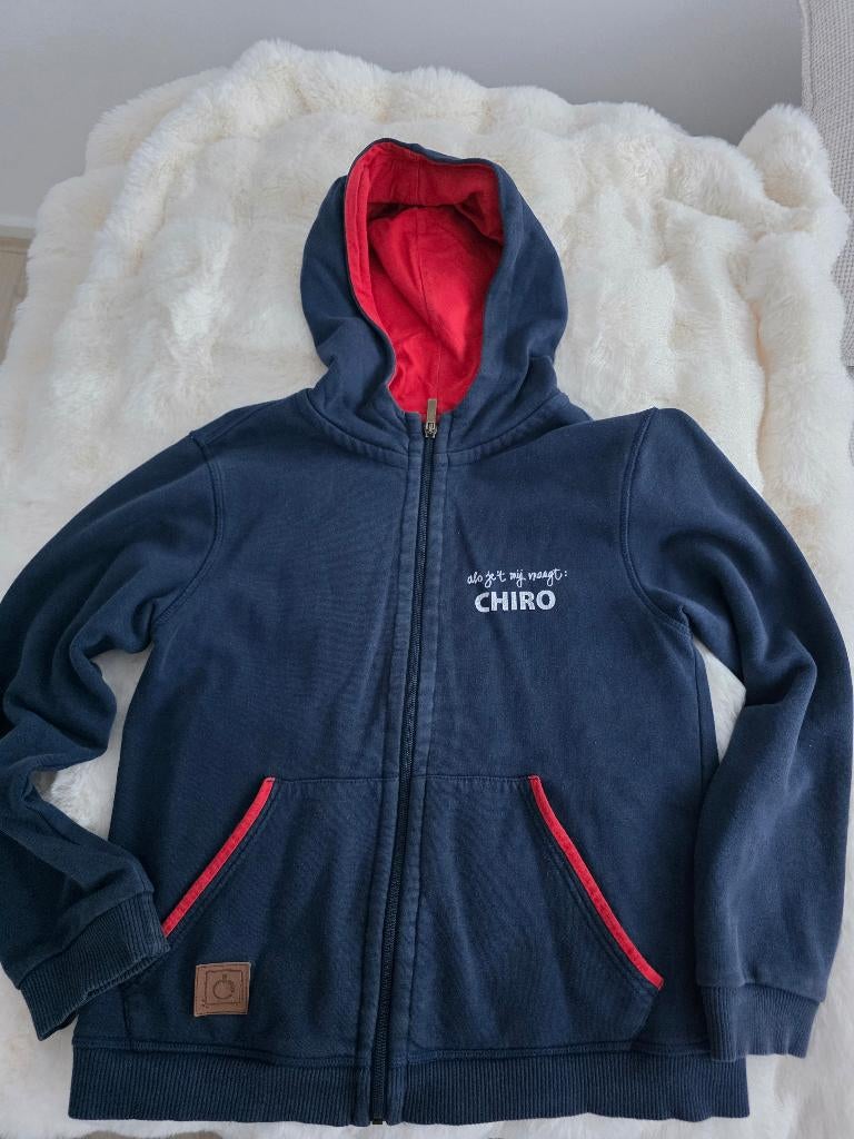 Trui met rits Chiro, Kinderen en Baby's, Kinderkleding | Maat 152, Ophalen of Verzenden, Zo goed als nieuw, Jongen of Meisje, Trui of Vest