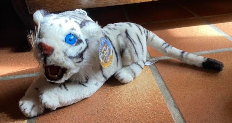Peluche tigre de Sibérie., Enfants & Bébés, Enlèvement ou Envoi, Comme neuf, Autres types
