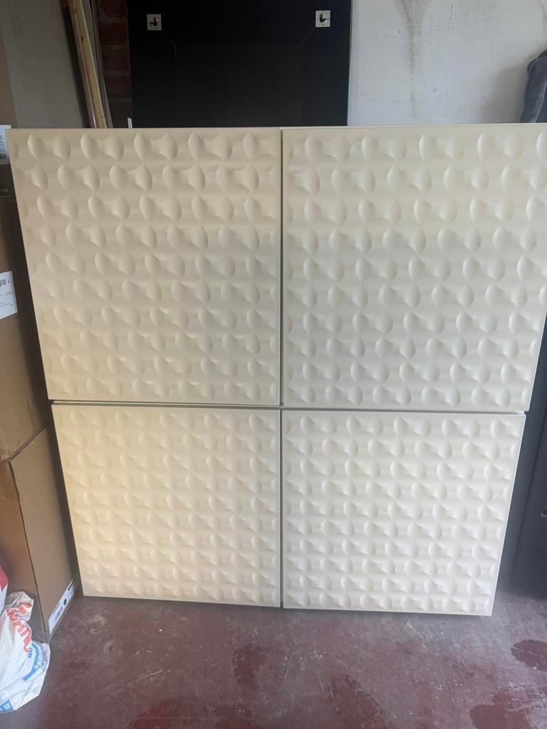Kasten ikea als wandkast of dressoir incl 2 glasplaten, Ophalen, Zo goed als nieuw