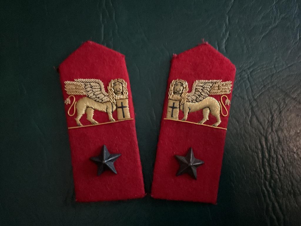 Insignes de col de la Marine Royale Italienne ( pré et 2GM ), Collections, Enlèvement ou Envoi, Marine, Emblème ou Badge