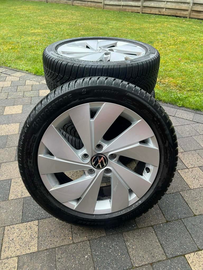 VW GOLF 7/8 WINTERSET 205/50/R17 BELMOND, Auto-onderdelen, Banden en Velgen, Ophalen, Gebruikt, 17 inch, Band(en)