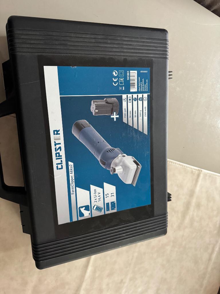 Scheermachine paarden, Ophalen, Zo goed als nieuw