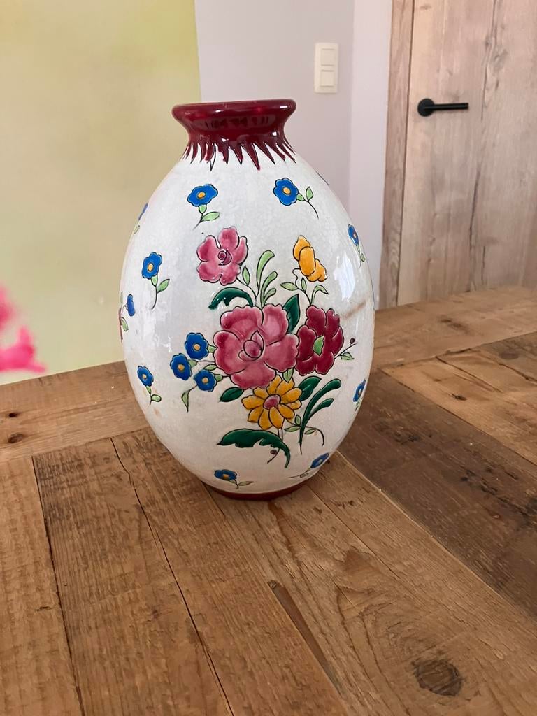 Charles Catteau D2701 vaas, Ophalen