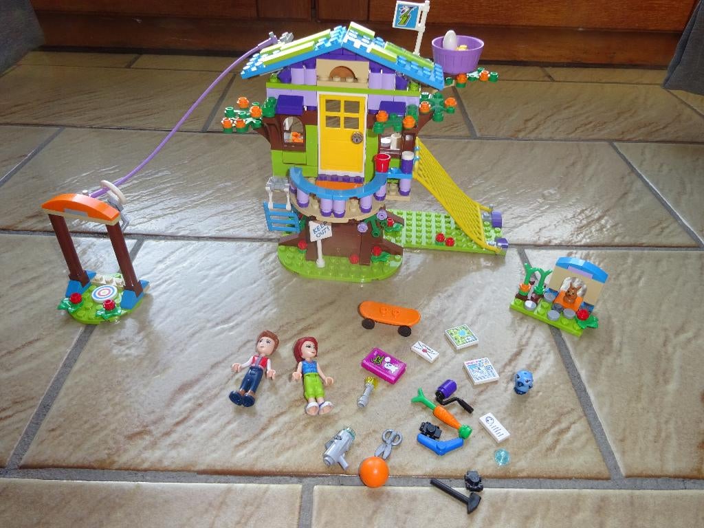 lego friends boomhut, Kinderen en Baby's, Ophalen of Verzenden, Zo goed als nieuw, Complete set, Lego