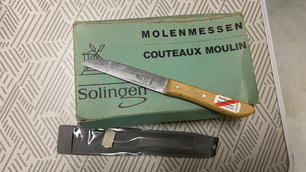 Gereserveerd ! molenmessen Robert Herder 13 stuks nieuw, Ophalen of Verzenden, Nieuw, Los bestek