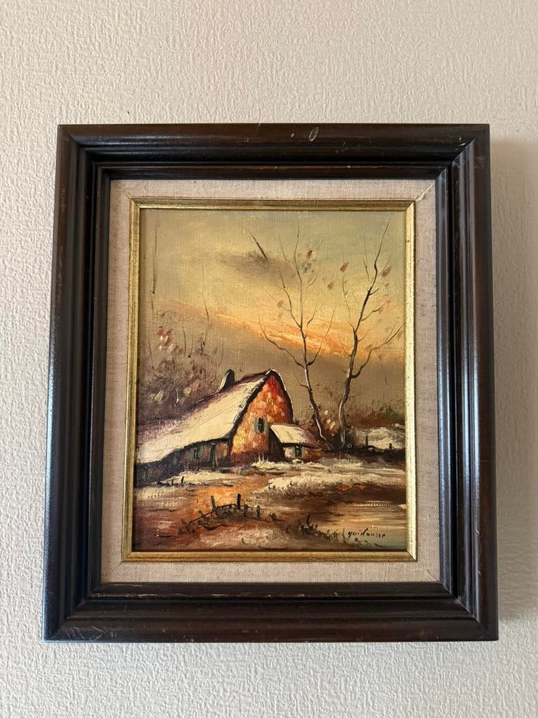 Schilderij Guidousse, Ophalen