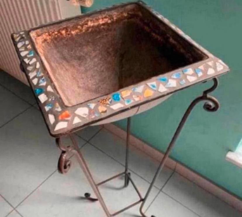 Porte plante pierre, Jardin & Terrasse, Enlèvement, Comme neuf