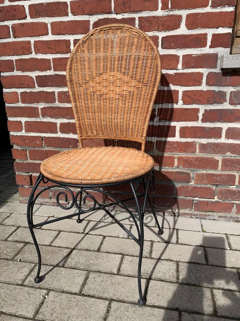 Chaise de patio décorative, Comme neuf, Brun, Enlèvement, Métal