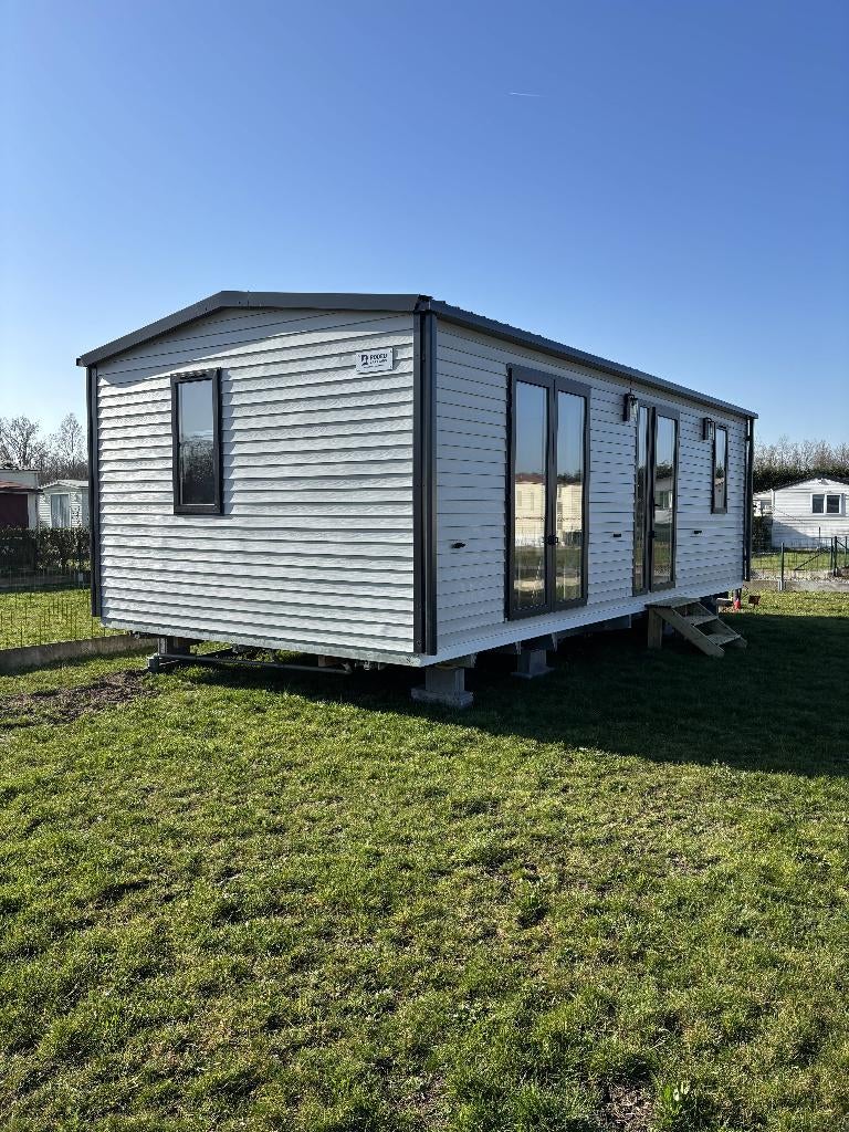 Nieuwe Lodge Admiral - 2 slaapkamers - 860x420cm - Donkmeer, Caravans en Kamperen, Tot en met 4