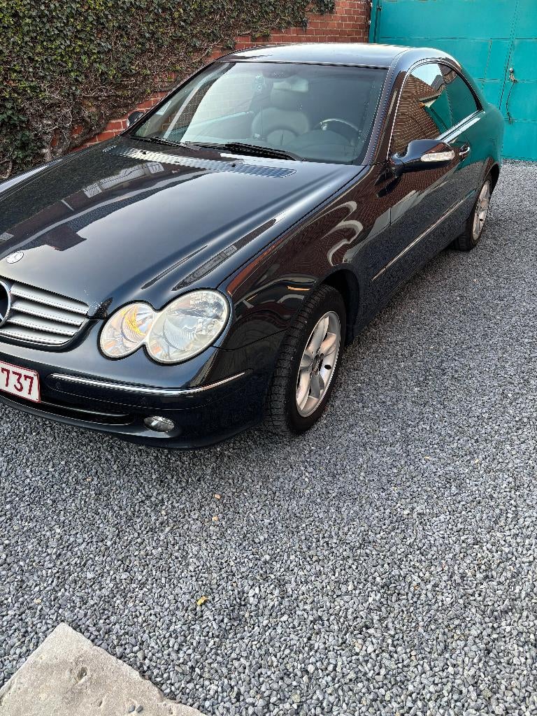 Mercedes CLK 200 Benzine, Autos, Mercedes-Benz, Cuir, Achat, Capteur de stationnement, Noir