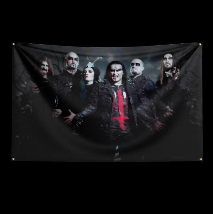 Grote vlaggen Cradle of Filth (150x90cm), Ophalen of Verzenden, Nieuw
