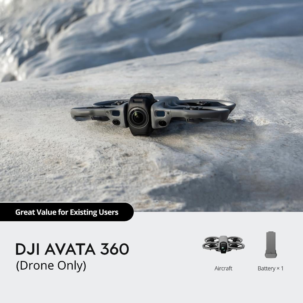 DJI AVATA 360 (DRONE ONLY), TV, Hi-fi & Vidéo, Drones, Neuf, Drone professionnel, Qualité supérieure, DJI, 250 à 900 g, 15 à 30 minutes
