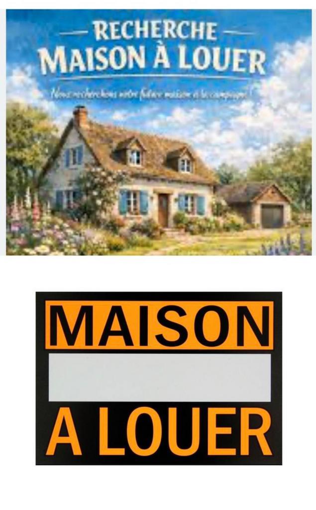 Je cherche une maison minimum 3 chambres a louer