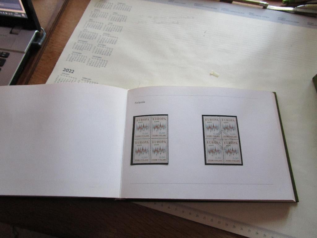 Album de timbres d'Europe, Timbres & Monnaies, Envoi, Oblitéré