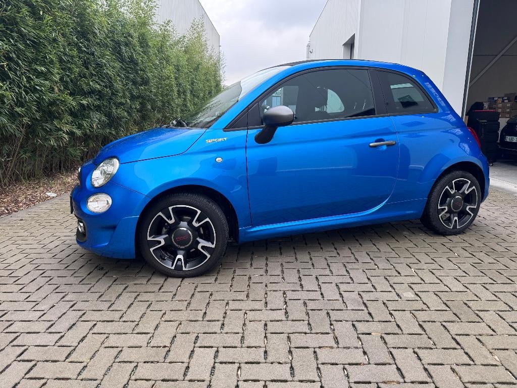 Fiat 500C, Auto's, Voorwielaandrijving, 4 zetels, Cabriolet, Blauw