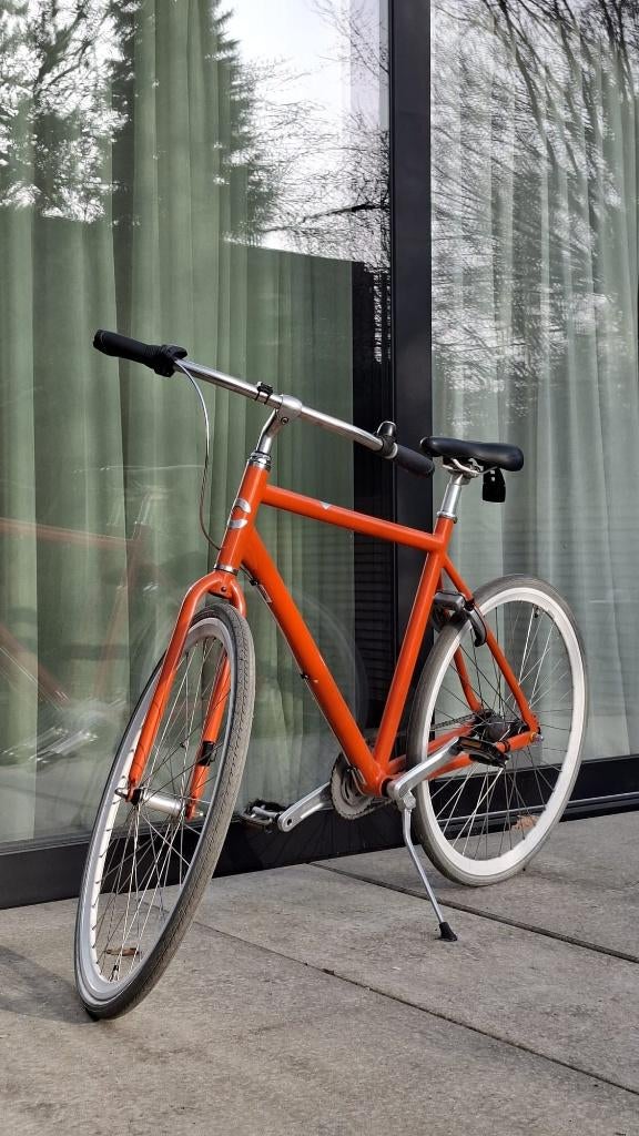 Cortina Azero – Urban 3-Speed – Stadsfiets – Oranje/Wit, Fietsen en Brommers, Terugtraprem, Gebruikt, Versnellingen, 53 tot 57 cm
