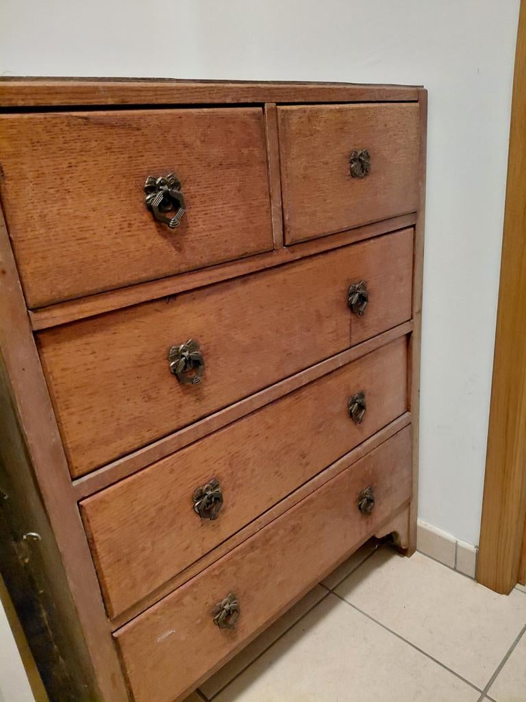 commode en bois de style fermier victorien, Maison & Meubles, Enlèvement ou Envoi, Métal