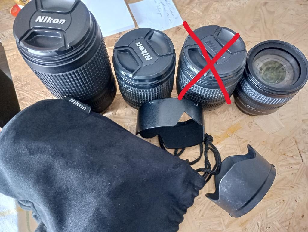 2 Nikon lenzen, TV, Hi-fi & Vidéo, Photo | Lentilles & Objectifs, Envoi