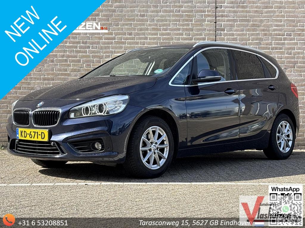 BMW 216 Active Tourer 2-serie 216i Centennial High Executive, Auto's, BMW, Monovolume, Blauw, Navigatiesysteem, 2 Reeks Active Tourer