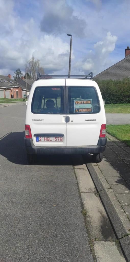 Peugeot Partner, Autos, 2 places, Boîte manuelle, Bleu, 5 portes