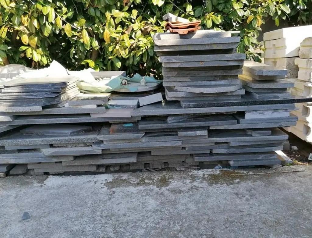 Lot de Plaques de marbre noir différentes tailles, Enlèvement, Marbre