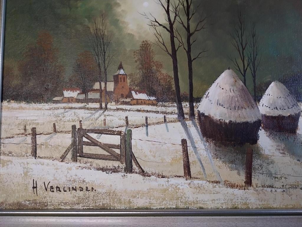 schilderij H Verlinden, Antiquités & Art, Enlèvement ou Envoi