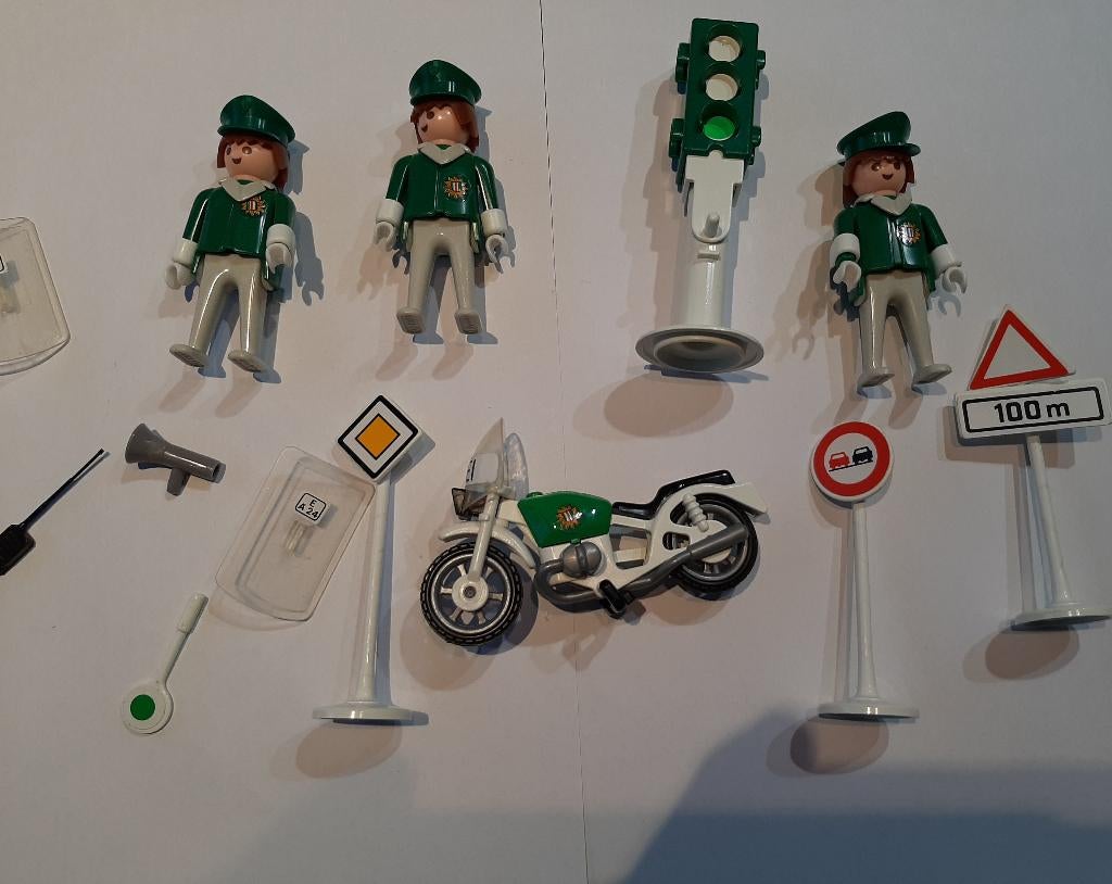 Lot de police vintage Playmobil, Enlèvement ou Envoi, Utilisé, Playmobil en vrac