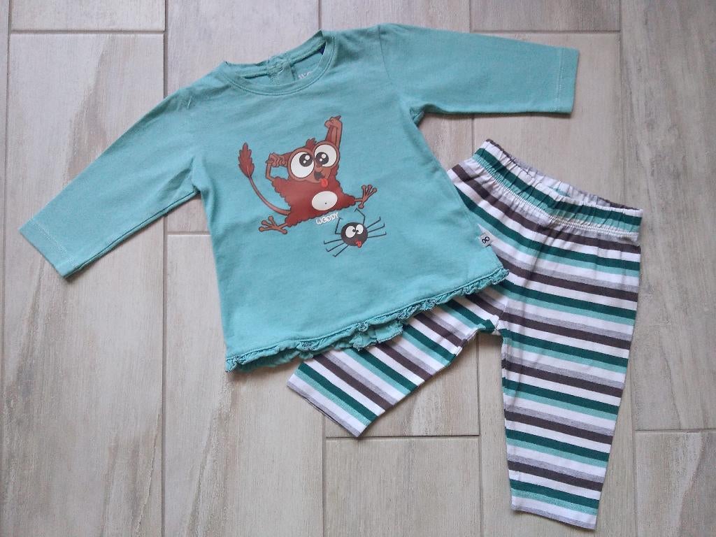 ✿ M62 - Woody pyjama thema spookdiertje, Kinderen en Baby's, Babykleding | Maat 62, Nacht- of Onderkleding, Meisje, Ophalen of Verzenden