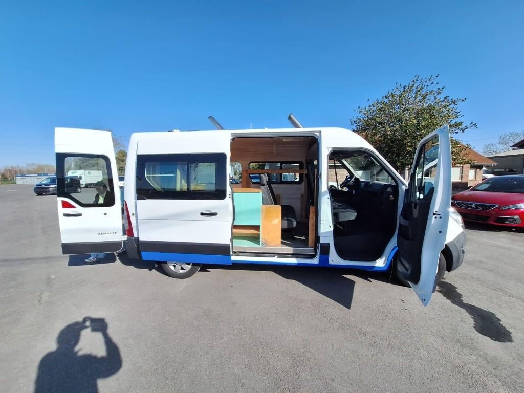 Renault Master camper mobilhome kampeerwagen 6zit euro6, Caravans en Kamperen, Mobilhomes, Buscamper of Camperbus, Bedrijf, Overige merken