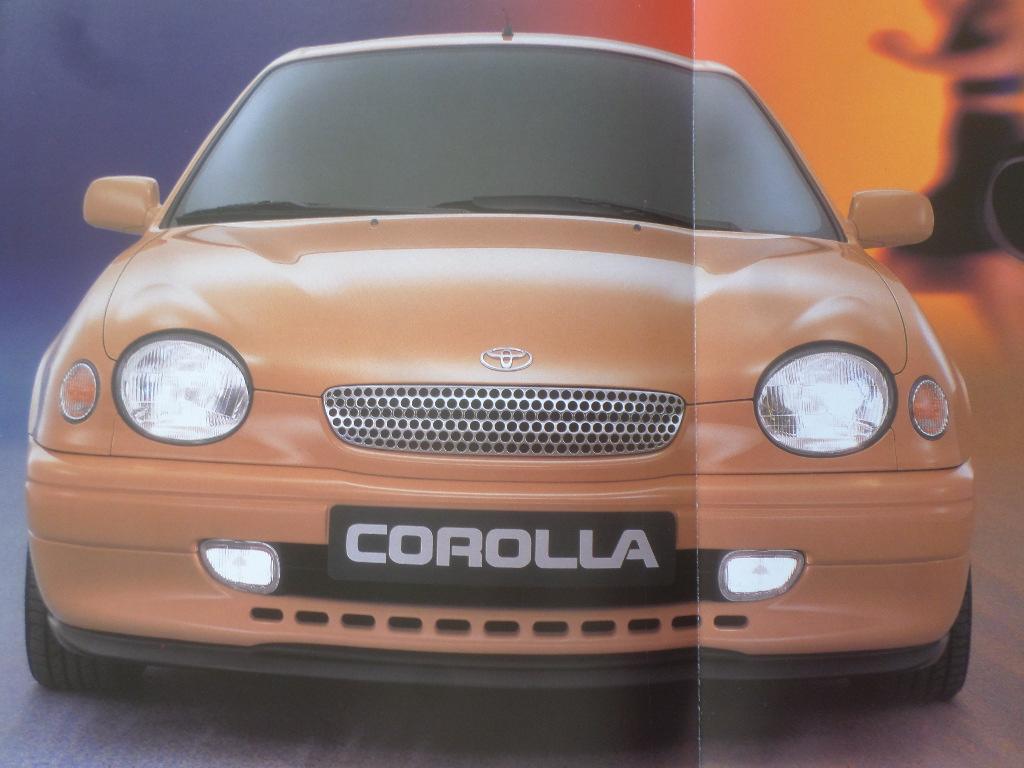 Toyota Corolla 3 deurs Hatchback 1997 Brochure, Boeken, Auto's | Folders en Tijdschriften, Toyota, Ophalen of Verzenden