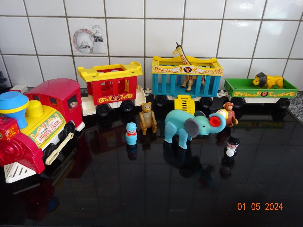 Fisher Price Little People Play Family Circus Train*VOLLEDIG, Ophalen of Verzenden