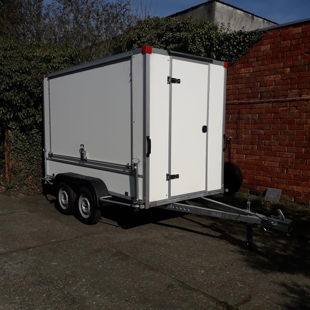 gesloten aanhangwagen met zijluik, Enlèvement, Comme neuf