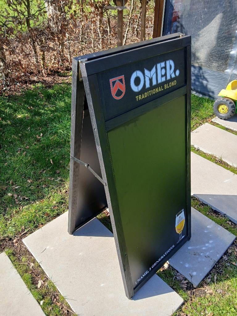 OMER krijtbord, Verzamelen, Biermerken, Ophalen, Nieuw