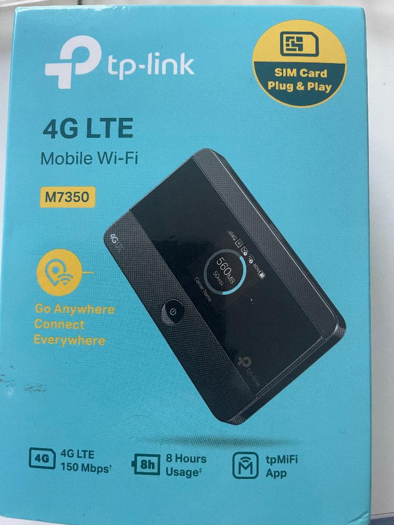 Mifi router TP link M 7350, Computers en Software, Ophalen, Zo goed als nieuw, Router met modem, TP-Link