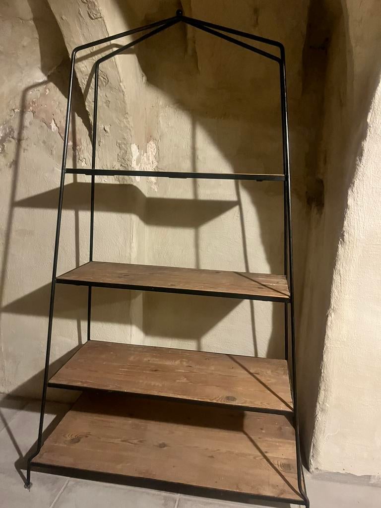 Groot metalen rek 200x120, Ophalen, Zo goed als nieuw