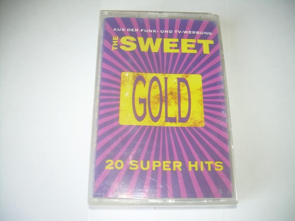 CASSETTE - THE SWEET - GOLD, Cd's en Dvd's, Cassettebandjes, 1 bandje, Ophalen of Verzenden, Zo goed als nieuw, Origineel