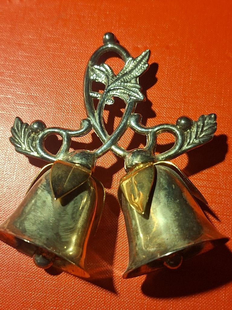 Cloche vintage en métal argenté, Antiquités & Art, Curiosités & Brocante, Enlèvement