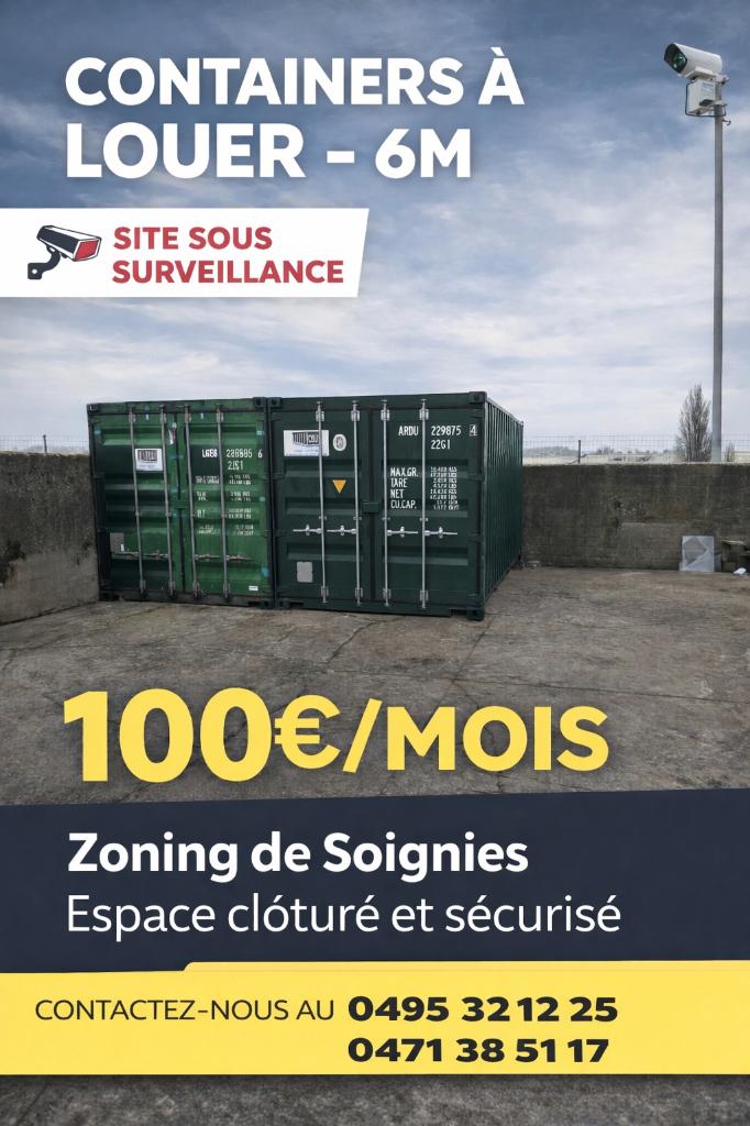 Container a loué, Enlèvement