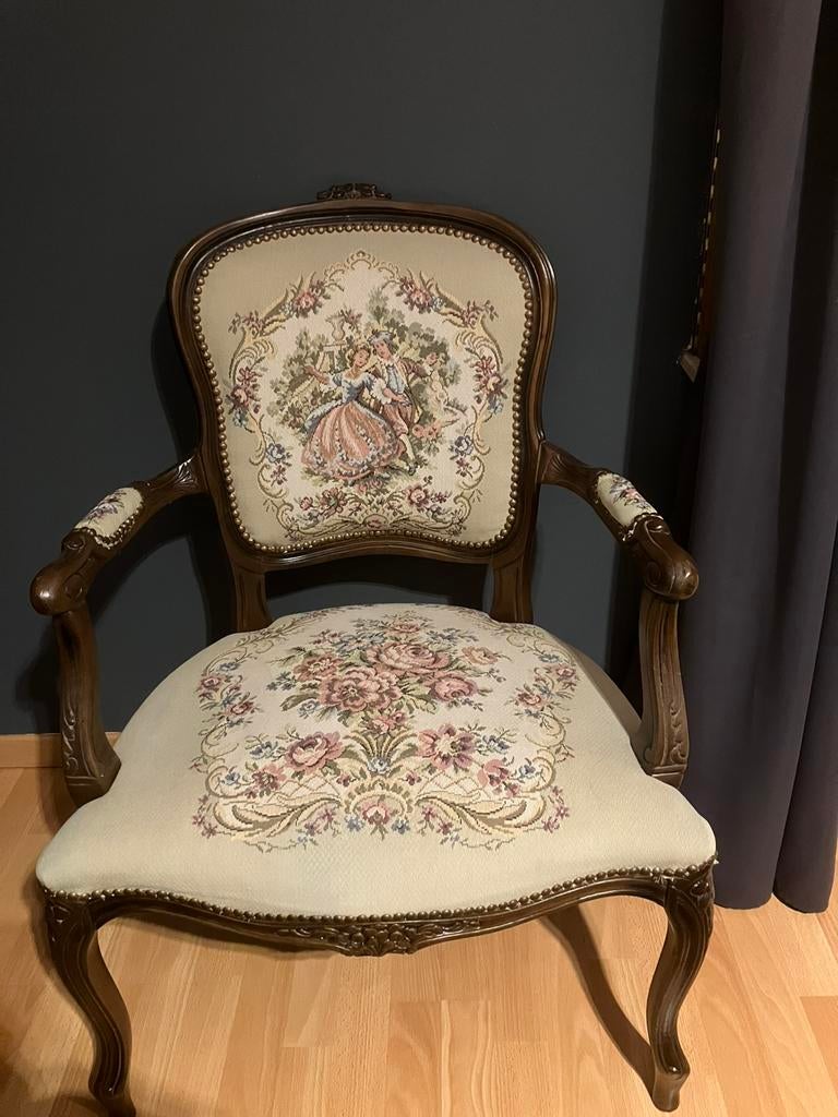 Zetel louis XV stijl, Ophalen