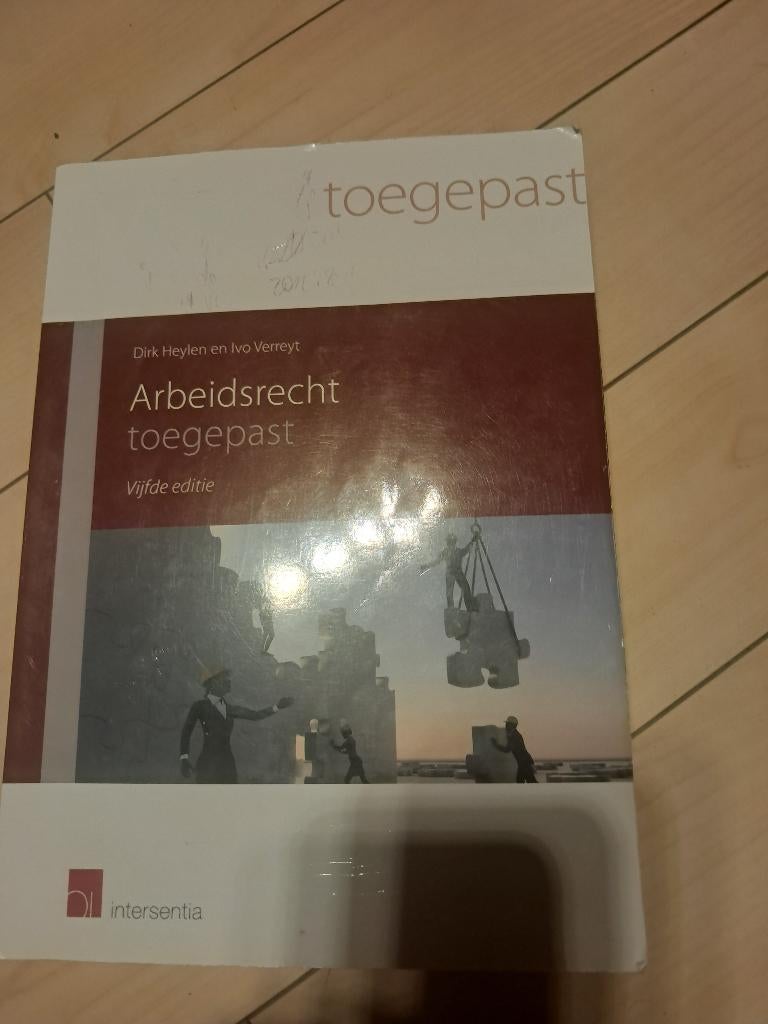 Arbeidsrecht toegepast vijfde editie, Boeken, Studieboeken en Cursussen, Ophalen, Gelezen
