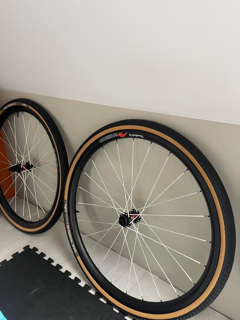 Carbon gravel set, uniek !!, Fietsen en Brommers, Ophalen, Zo goed als nieuw, Carbon